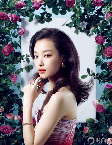 美女明星 倪妮 海报制作高清写真相纸印刷房间装饰挂画V10216A