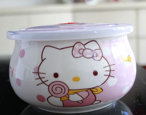 凯蒂猫叮当卡通陶瓷碗泡面碗 日式餐具泡面杯便当盒汤碗微波带盖在类目 餐饮具, 餐具, 碗中 - 来自Buy2taobao.com提供专业的淘宝代购服务