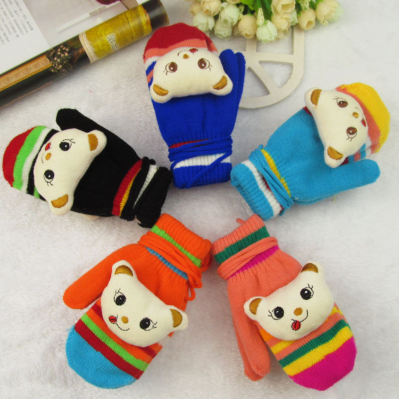 Gants pour enfants en de laine - Ref 2146272 Image 1