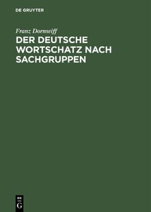 【预售】Der Deutsche Wortschatz Nach Sachgruppen
