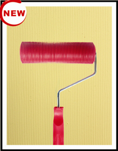 竖纹7寸肌理漆压花滚筒刷墙工具硅藻泥条纹滚筒肌理壁膜施工工具