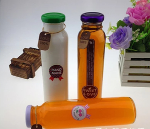 创意铁盖 马口盖 饮料瓶冷泡茶瓶奶茶瓶/杯许愿瓶 玻璃瓶 玻璃杯