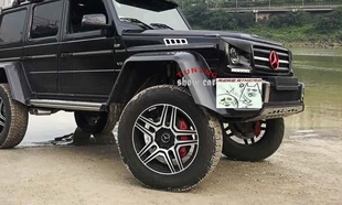 G350G500G55G63 鹰眼灯眉 前灯框 定制 小怪兽 大灯罩 W463