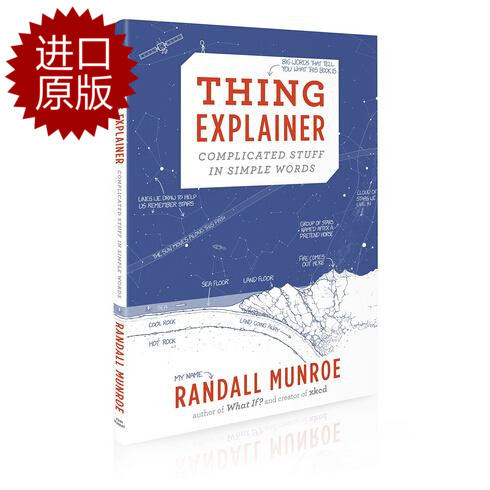 万物解释者 精装 Thing Explainer 英文原版 比尔盖茨书单推荐 what if 作者 兰道尔门罗 科普热点读物书籍
