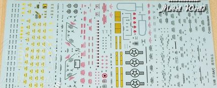 天地模型 DC0055 1/48 美国 F-15 A/C 战斗机通用标志模型水贴纸