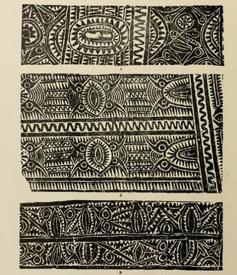 设计素材 20世纪初 新几内亚的装饰艺术图案纹饰 New Guinea 61P