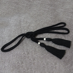 手工韩版时尚编织腰带文艺流苏女裤头腰绳装饰连衣裙舞服百搭腰链