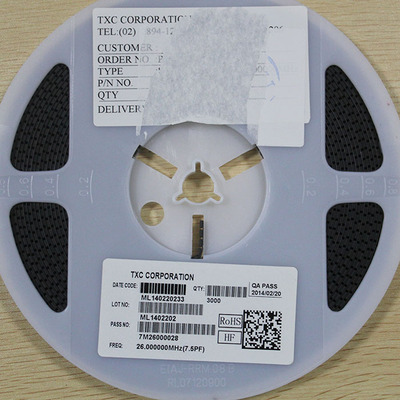 7M26000028 3225 无源晶振  26.000MHZ 7.5PF原装