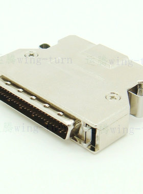 同创科技 SCSI 68P 焊线式 公头 针孔DB型 铁壳 弹片式 伺服驱动