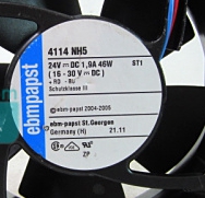 4114NH5 24VDC 1.9A 46W 原装正品德国ebmpapst 超大风量暴力风扇