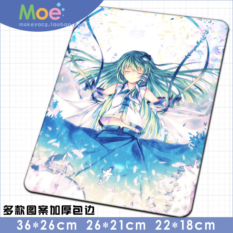 12款 东方Project 东风谷早苗 巫女 人妻 鼠标垫 超厚动漫鼠标垫