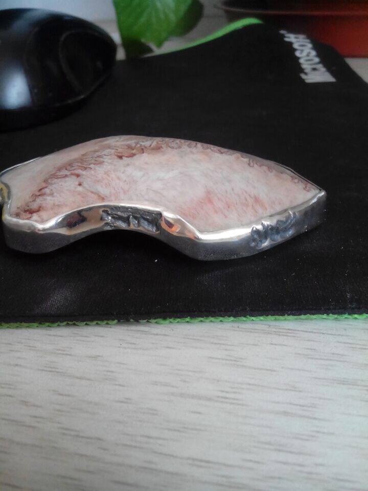 加工定制 各种 三界牌 包银 骨头挂牌包银 纯手工 925银