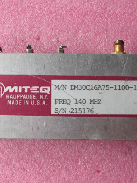 MITEQ DM30C16A75-1100-150-5B-33732 140MHz SMA射频微波振荡器