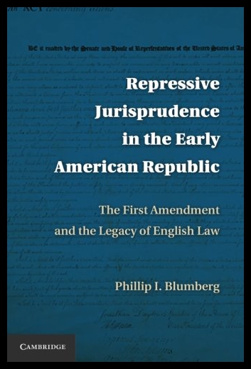 【预售】Repressive Jurisprudence in the Early American Re