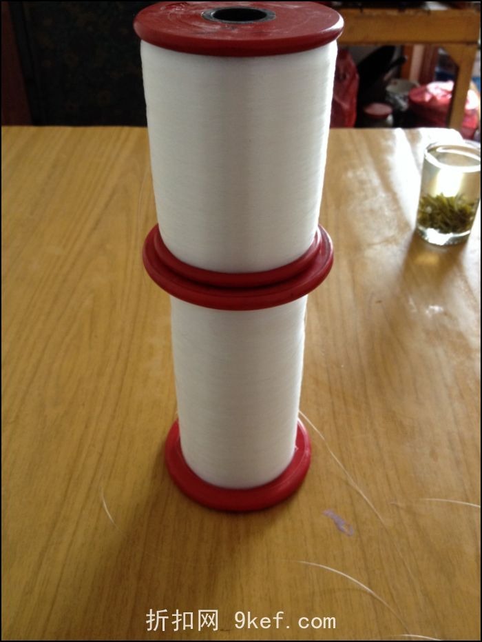 普通白色透明锦纶综丝桶装钓鱼线