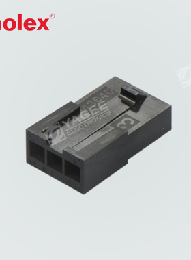 43640-0301 436400301莫仕molex连接器 3P 压接外壳 3.00mm 胶壳