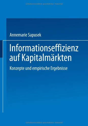 【预售】Informationseffizienz Auf Kapitalmarkten: Konz...