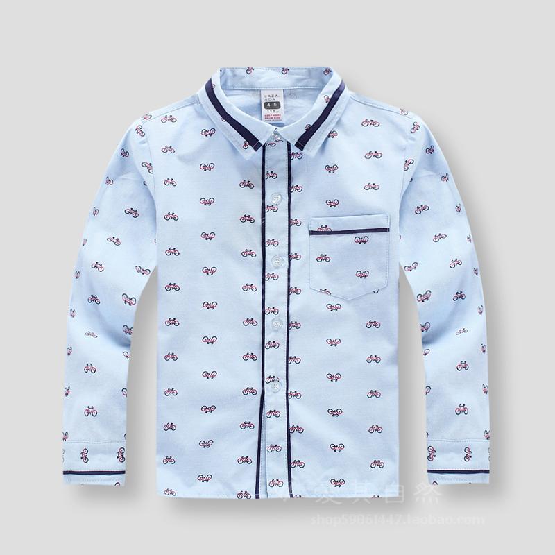 Chemise garcon à manche longue en coton - Ref 2079179 Image 1