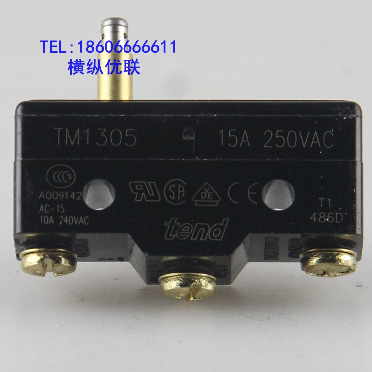 TEND 天得 微动开关 TM1305 限位开关 行程开关