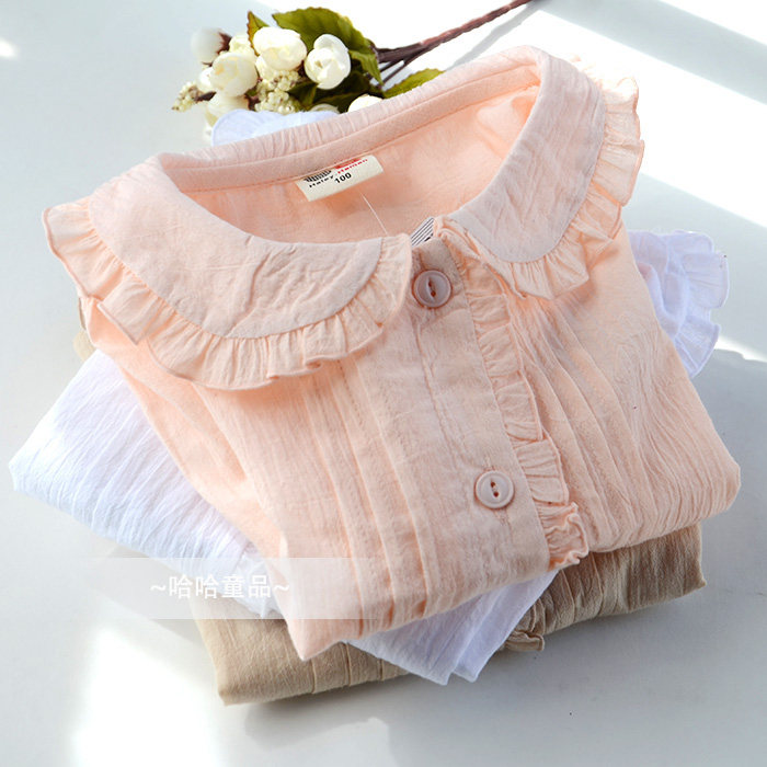 Chemise fille à manche longue - Ref 2087403 Image 1