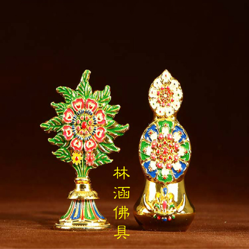 藏传佛教佛前八供之朵玛食子酥油花礼盒装