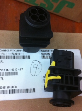 1-1703818-1 泰科/安普 TE/AMP 4P连接器外壳 护套 进口原装正品