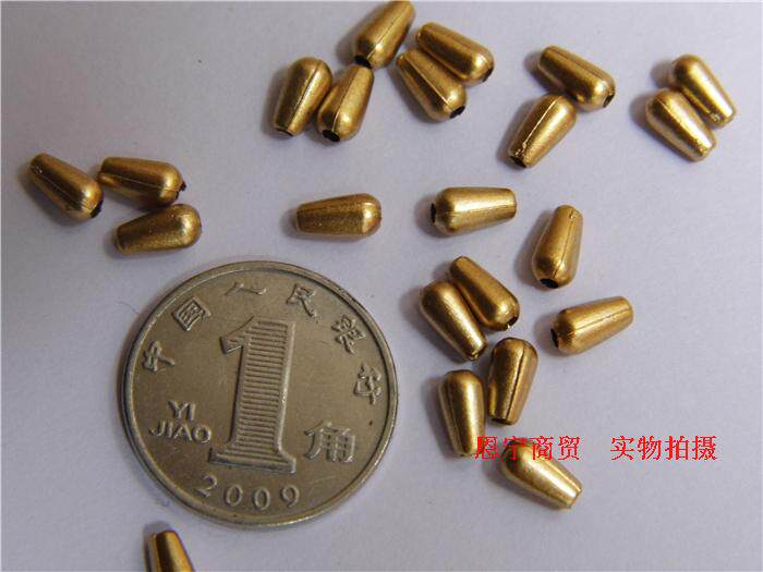 手工3X6mm电镀珠手缝水滴形珠子DIY材料 隔珠挡珠串珠辅料 沙金色