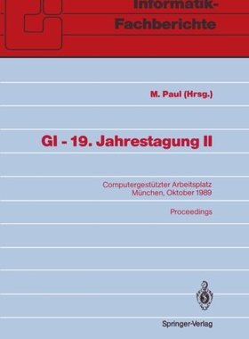 【预订】GI 19. Jahrestagung II: Computergest...