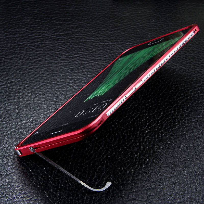 iMatch Slim Light Aluminum Metal Shockproof Bumper Case with Kickstand for OPPO R11 & OPPO R11 Plus