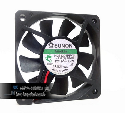 正品 建准 SUNON KDE1206PFV1 12V 1.4W 6010 6CM 3线 散热 风扇
