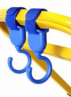 日本komeki魔术贴挂钩婴儿车椅背后挂钩购物便携塑料袋挂钩