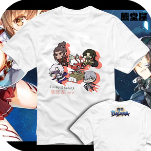 战国BASARA伊达政宗丰臣秀吉石田三成毛利元就上衣服T恤短袖打底