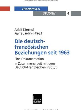 【预售】Die Deutsch-Franzosischen Beziehungen Seit 196...