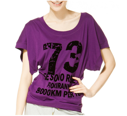 绝版现货 lotto 乐途 女子 短袖t恤 蝙蝠袖 etsf092-1