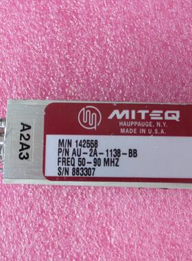 美国MITEQ进口 AU-2A-1138 1-500MHz 30dB SMA 低噪声微波放大器