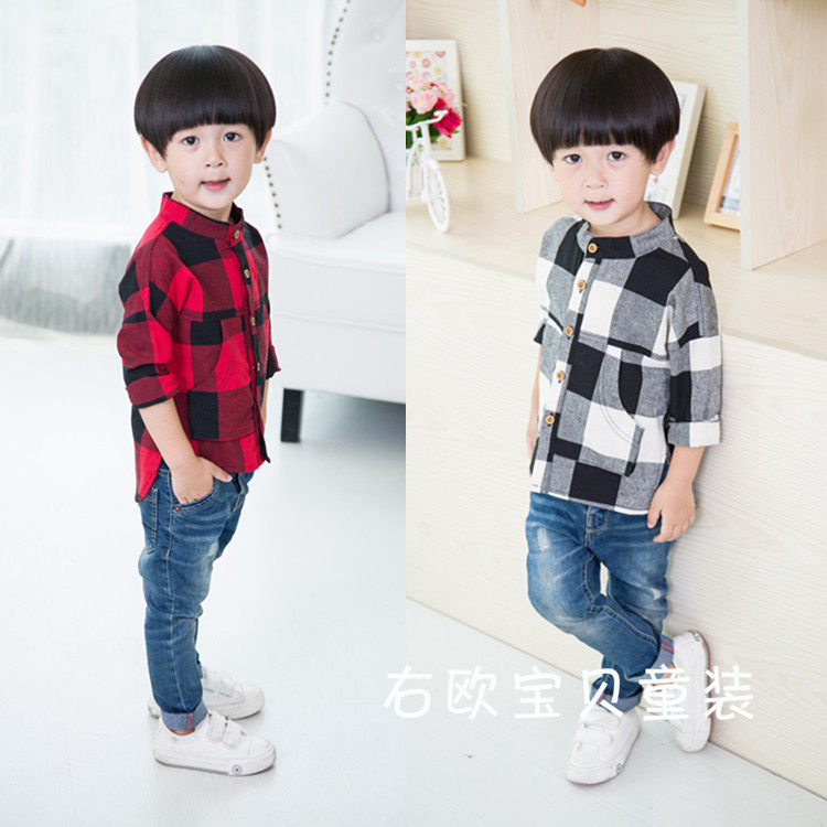 Chemise garcon à manche longue - Ref 2072864 Image 1