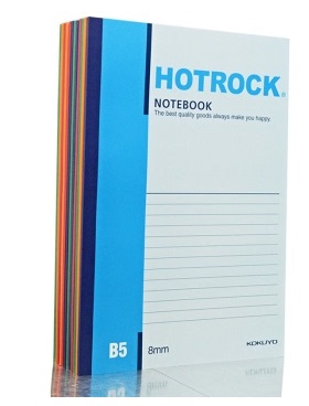 何如 HOTROCK WCN-N0060 B5 60页无线装订本 （6本包）