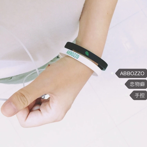 Tide brand in Europe and America ABBOZZO Like a breath of fresh air Green leaf Bracelet black and white Dark green Lovers money silica gel men and women Wrist strap Braceletin the Accessories/Leather belt/Hat/Muffler , Sports jewelry , Smart bracelet  category - from Buy2taobao.com to provide professional Taobao agent buy service