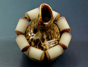 菩提根桶珠手串大金线菩提天竺菩提黑魁金线菩提充凤眼菩提[19号]