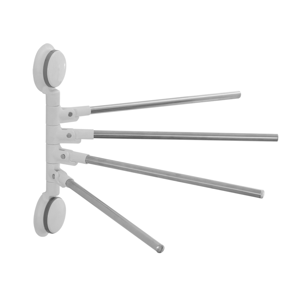 265004Garbath嘉宝吸盘毛巾浴巾挂杆卫浴收纳置物