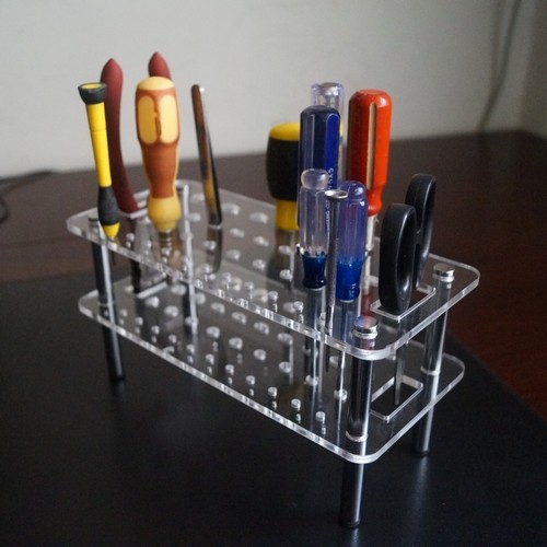 模型螺丝刀架子 手工DIY工具钳收纳架工具架子 维修置物架整理架