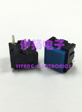 台湾HONGJU进口轻触按键开关 TS3-A-UN 2脚蓝色 方形复位 12X12