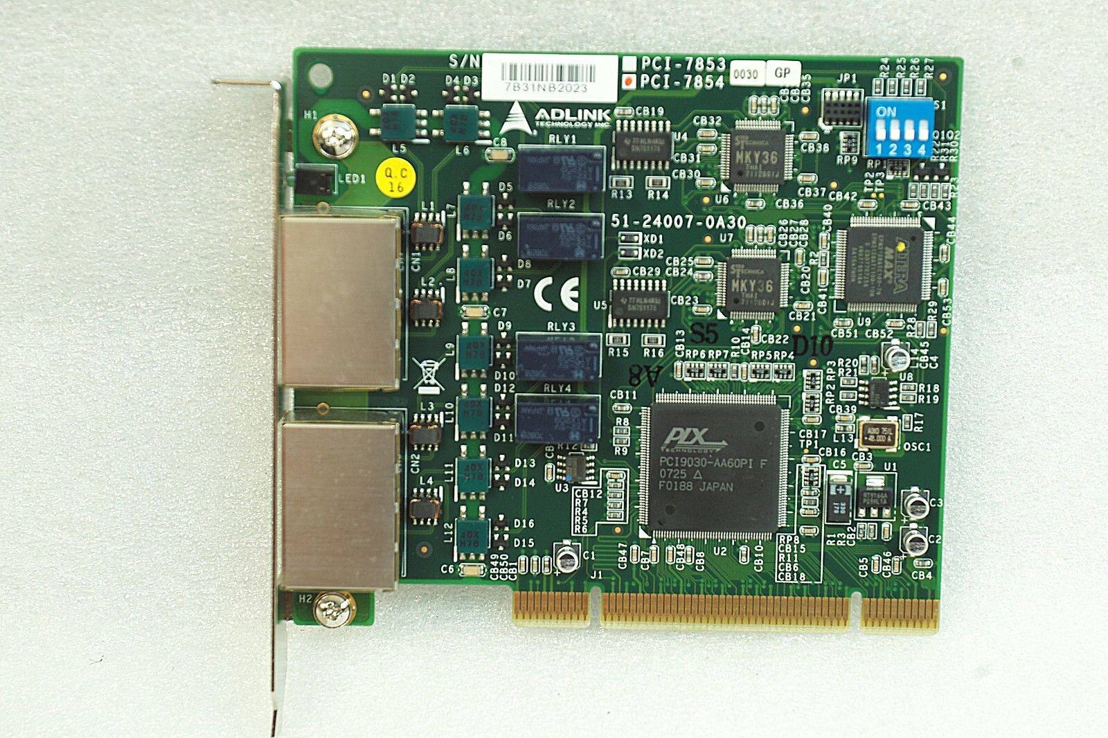 ADLNK PCI-7854 0030 GP 51-24007-0A30 PCI-7853 캡처 카드 분해 신규