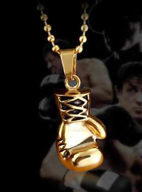 钛金猛男饰品rocky/拳击手套洛奇