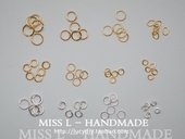 多尺寸 F06 手工DIY串珠饰品配件 基础开口圈 铜 铜镀真金 好用