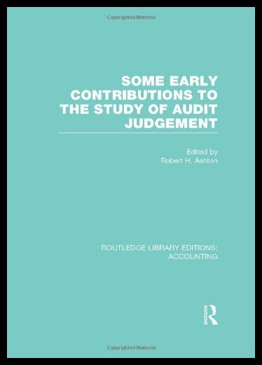 【预售】Some Early Contributions to the Study of Audit Ju