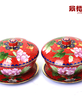 掐丝珐琅婚庆礼品景泰蓝