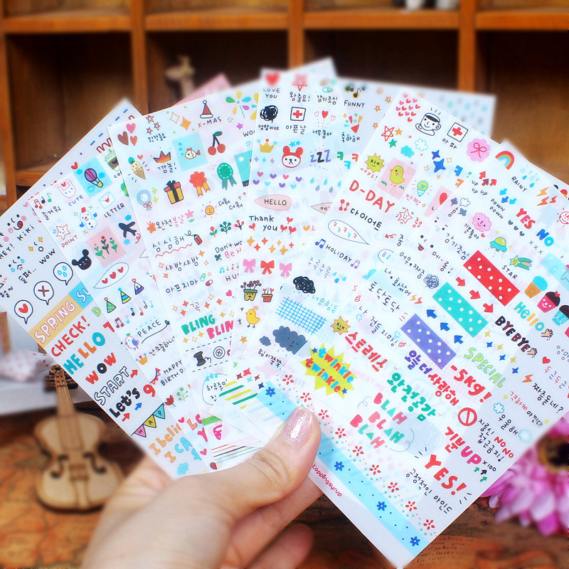 diy manual album decorate Material Science parts Sticker Simplicity painting life Diary make parts Stickerin the Festive supplies/Gift , Gift ideas , Albums/Album  category - from Buy2taobao.com to provide professional Taobao agent buy service