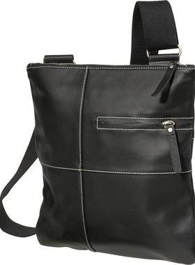 美国直邮 Amerileather CT39-234230 男士皮质侧拉链单肩包包邮
