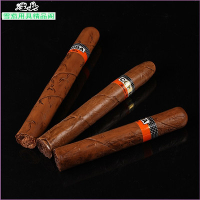 DJ02 古巴COHIBA仿真雪 茄道具 假雪 茄烟摆设展示工艺饰品